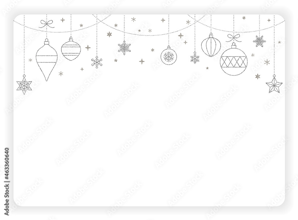 クリスマス イルミネーションの背景 フレーム クリスマス イルミネーションの背景 フレーム