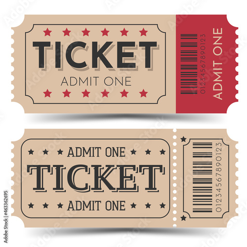 admit one ticket