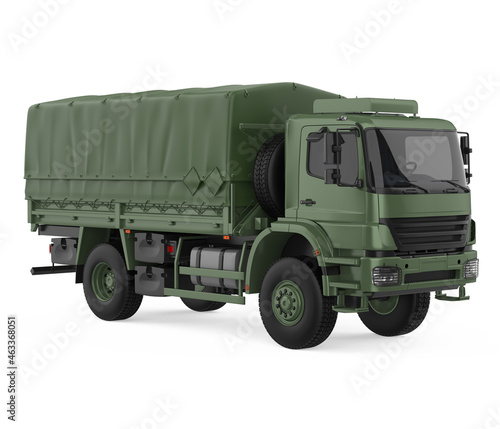 Military Truck Isolated