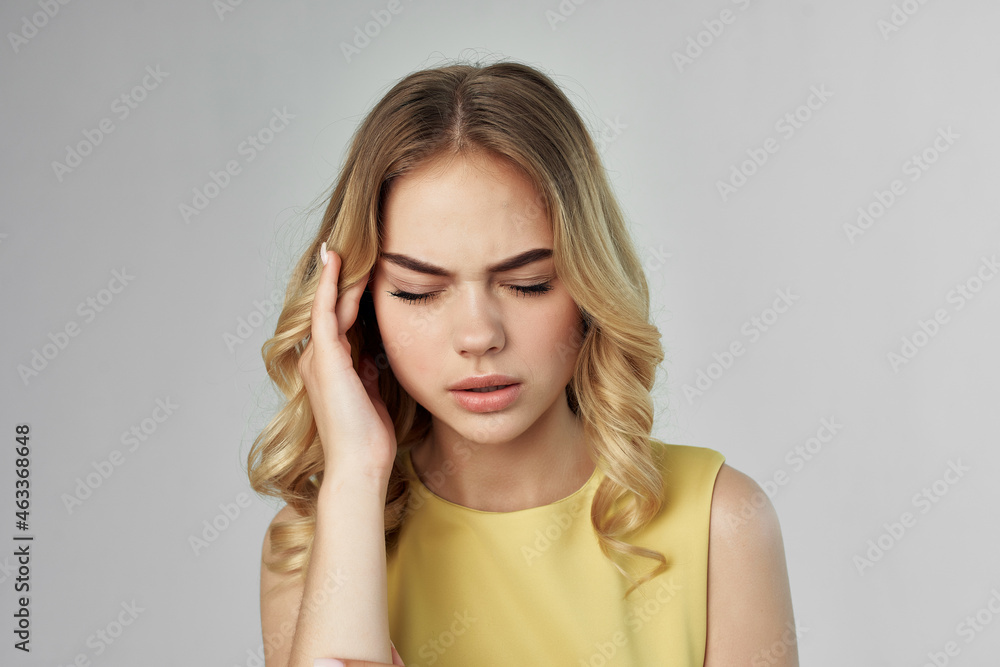 blonde posing attractive look fashion cropped view fashion blonde posing attractive look fashion cropped view fashion