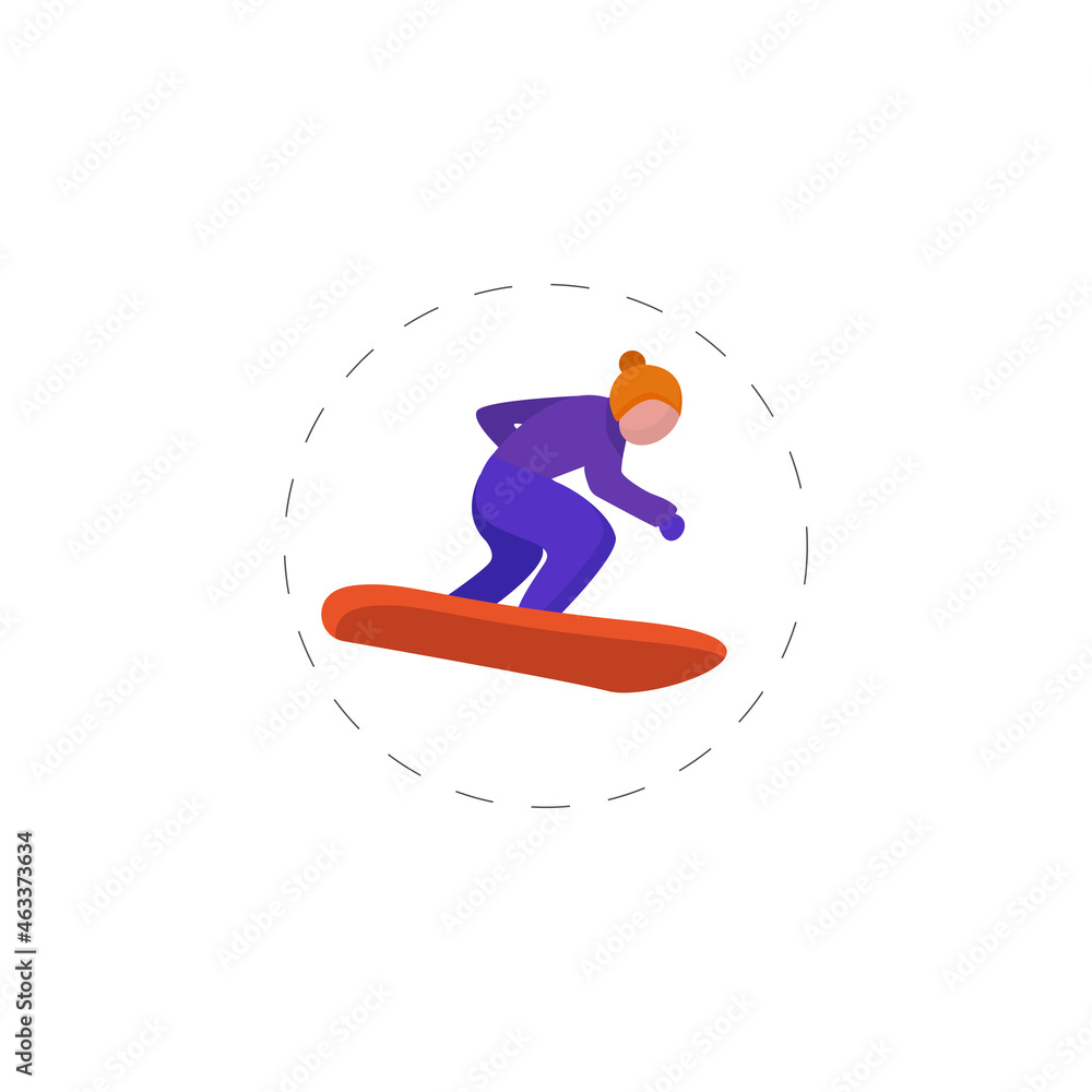Snowboard isolated illustration on white background. Snowboarding clipart. Snowboard isolated illustration on white background. Snowboarding clipart.