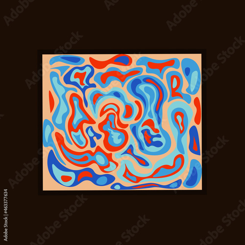 Background color bright psychedelic abstraction