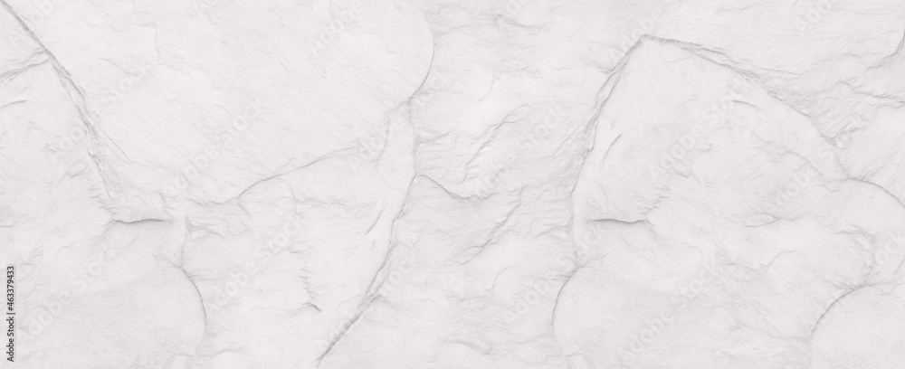 Obraz premium Panorama abstract white marble texture and background seamless for design.