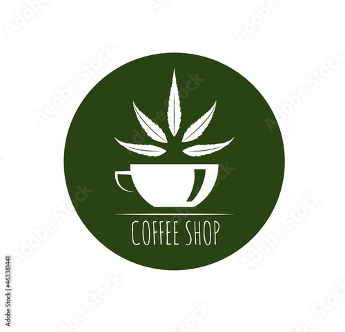 Obraz na płótnie Logo COFFEE SHOP