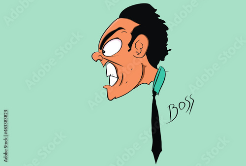 Angry boss