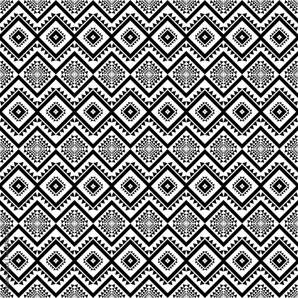 black and white geometric seamless pattern black and white geometric seamless pattern