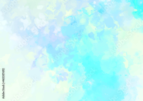 水彩の水色テクスチャ背景