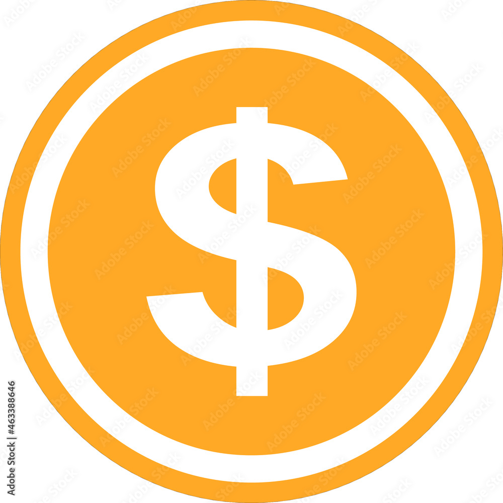 Coin Icon Vector Isolated,Dollars money coin icon Coin Icon Vector Isolated,Dollars money coin icon