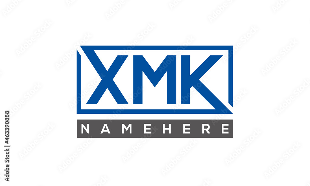 XMK creative three letters logo XMK creative three letters logo