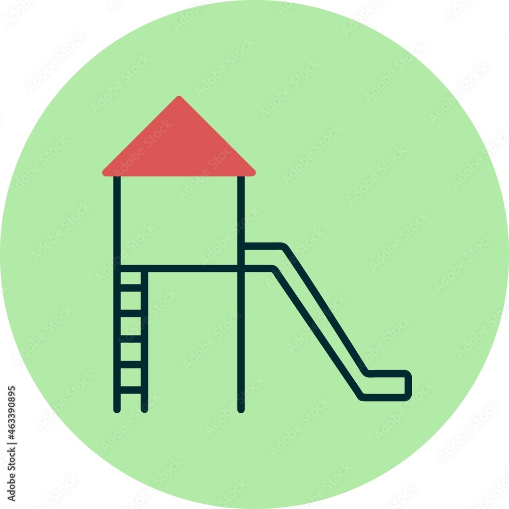 Slide Filled Linear Vector Icon Design Slide Filled Linear Vector Icon Design