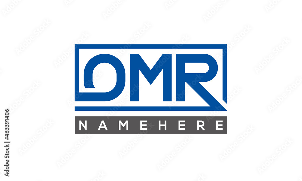 OMR creative three letters logo OMR creative three letters logo