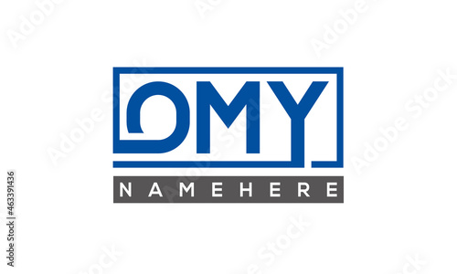 OMY creative three letters logo