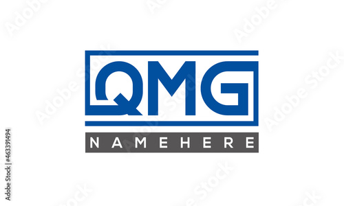 QMG creative three letters logo