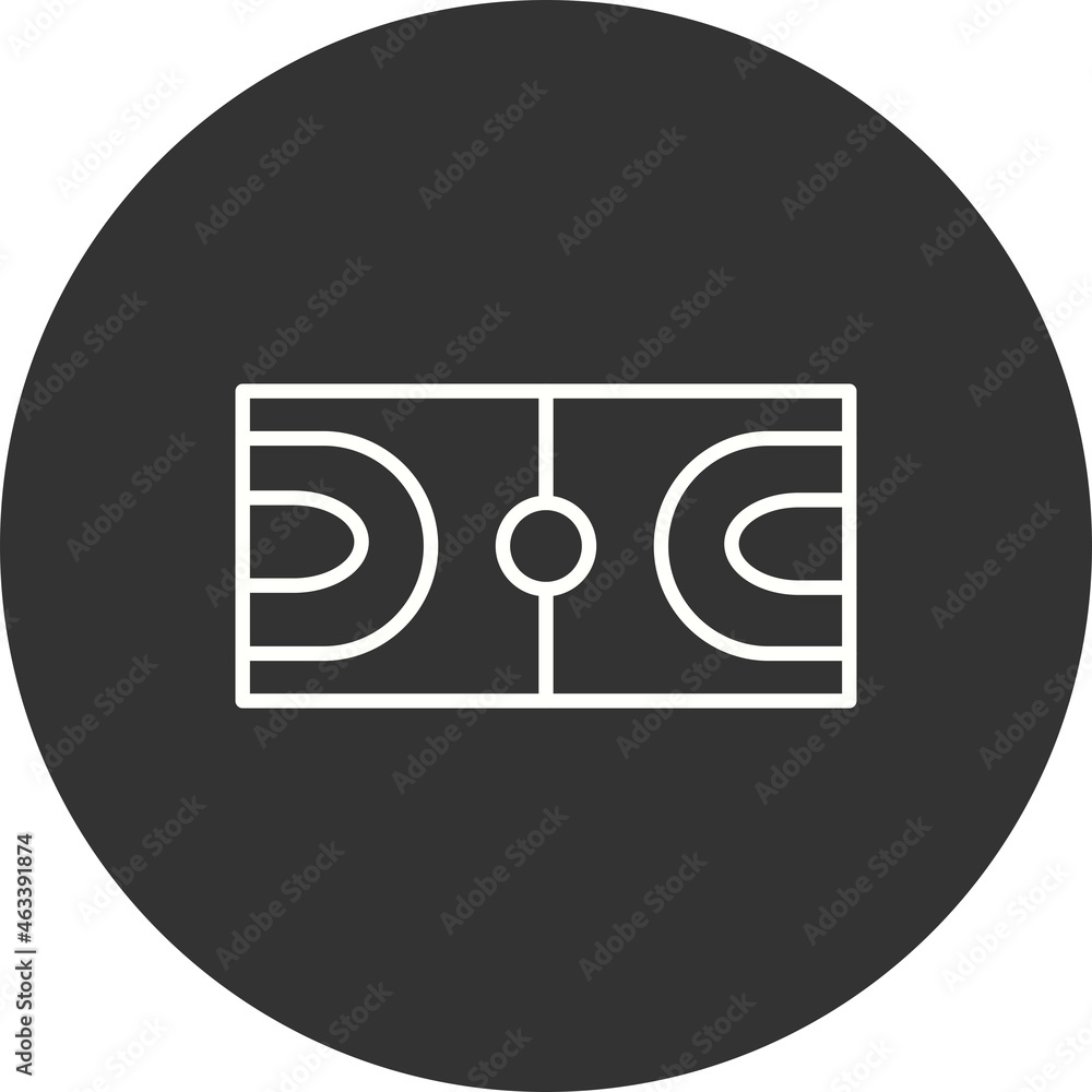 Basket Ball Filled Linear Vector Icon Design Basket Ball Filled Linear Vector Icon Design