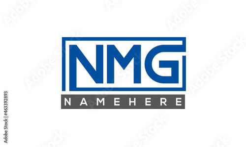 NMG creative three letters logo