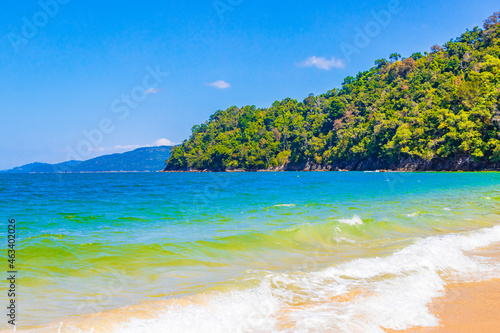 Fototapeta Naklejka Na Ścianę i Meble -  Tropical Paradise Aow Kwang Peeb Beach Koh Phayam island Thailand.