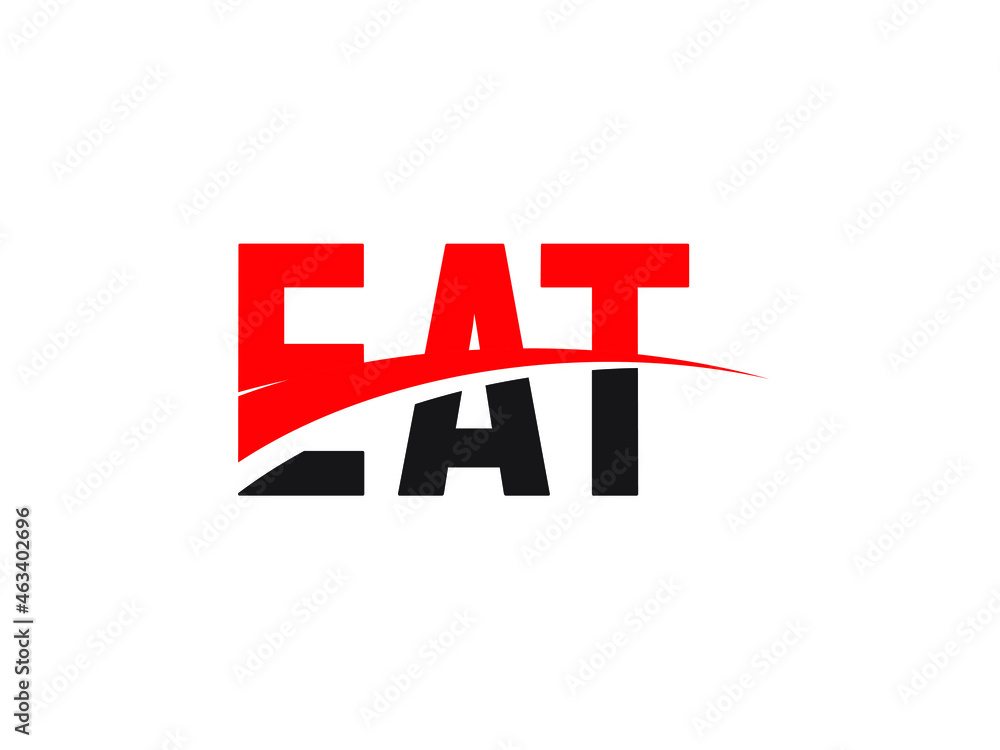 EAT Letter Initial Logo Design Vector Illustration EAT Letter Initial Logo Design Vector Illustration