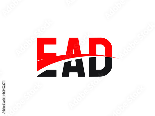 EAD Letter Initial Logo Design Vector Illustration