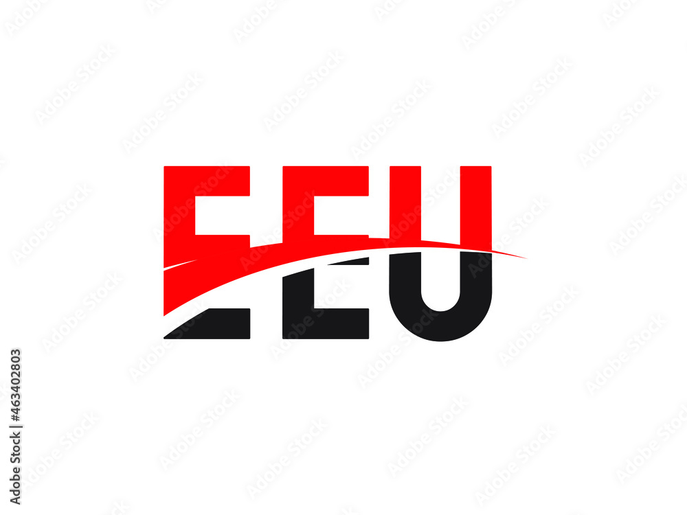 EEU Letter Initial Logo Design Vector Illustration EEU Letter Initial Logo Design Vector Illustration