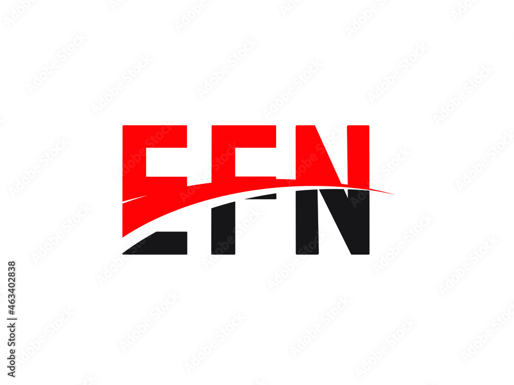 EFN Letter Initial Logo Design Vector Illustration EFN Letter Initial Logo Design Vector Illustration