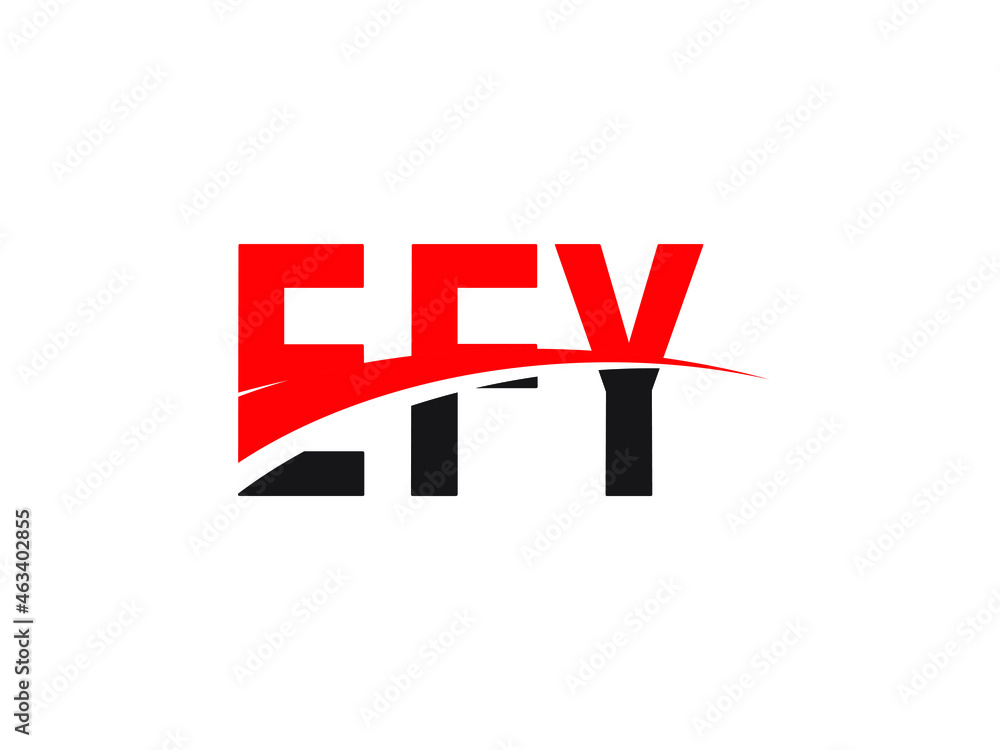 Obraz premium EFY Letter Initial Logo Design Vector Illustration