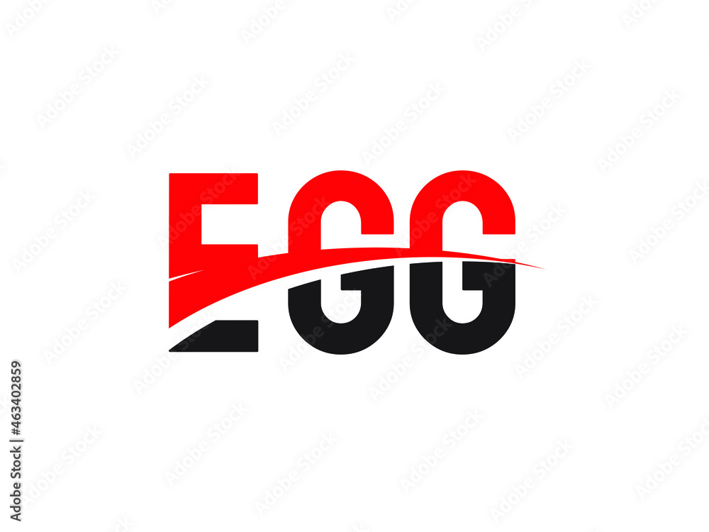 EGG Letter Initial Logo Design Vector Illustration EGG Letter Initial Logo Design Vector Illustration
