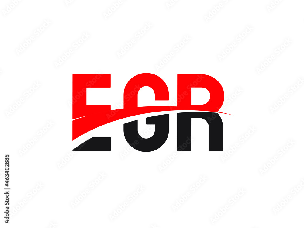 EGR Letter Initial Logo Design Vector Illustration EGR Letter Initial Logo Design Vector Illustration