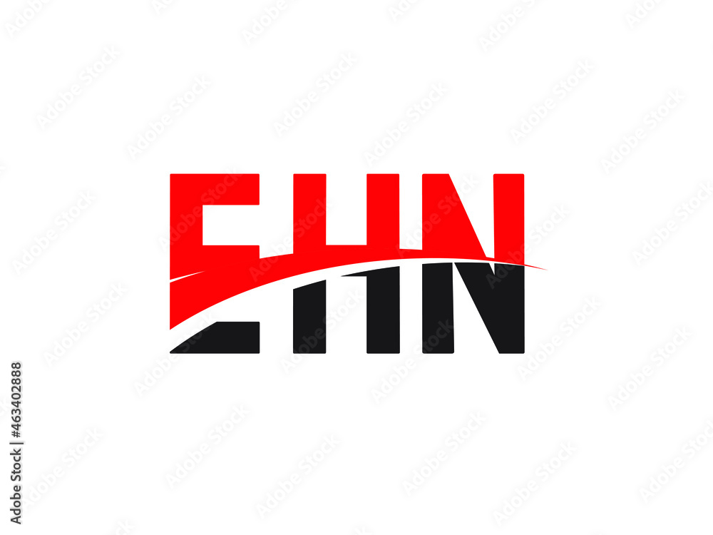 EHN Letter Initial Logo Design Vector Illustration EHN Letter Initial Logo Design Vector Illustration