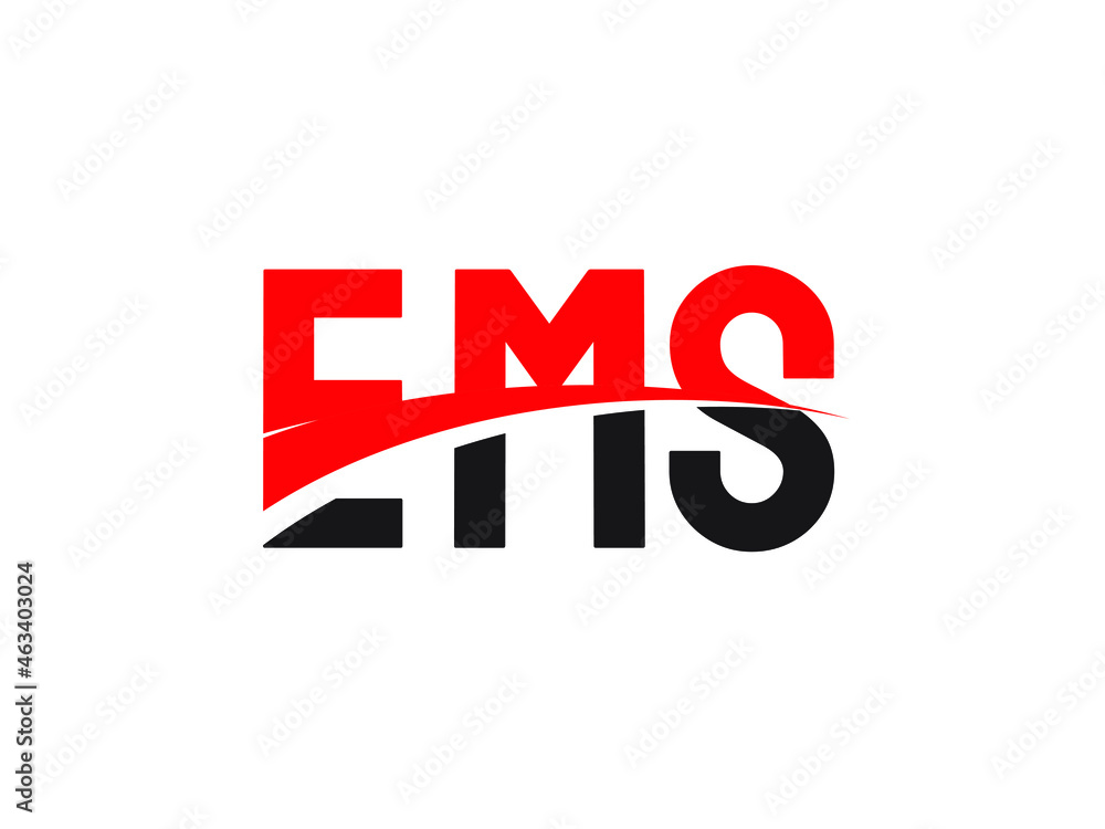 EMS Letter Initial Logo Design Vector Illustration EMS Letter Initial Logo Design Vector Illustration
