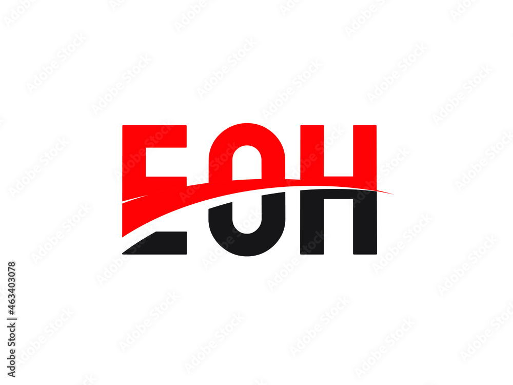 EOH Letter Initial Logo Design Vector Illustration EOH Letter Initial Logo Design Vector Illustration