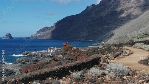 Las Puntas volcanic path. El Hierro island. Canary islands. Spain