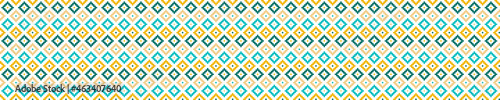 Foto Yellow and blue kilim seamless pattern