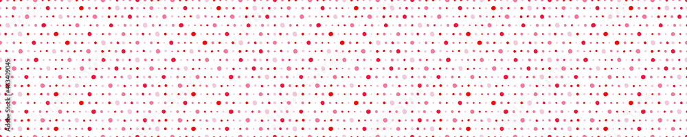 Seamless pattern with pink dots Seamless pattern with pink dots