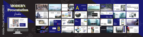 Set of business plan presentation template. Social media pack. Easy use in modern blog posts or Editable simple info banner, trendy book. For app, digital display style. Bright web flyer work. a4. ppt
