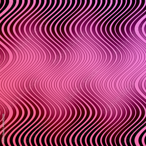 linee ondulati rosa sfumatura metalliche