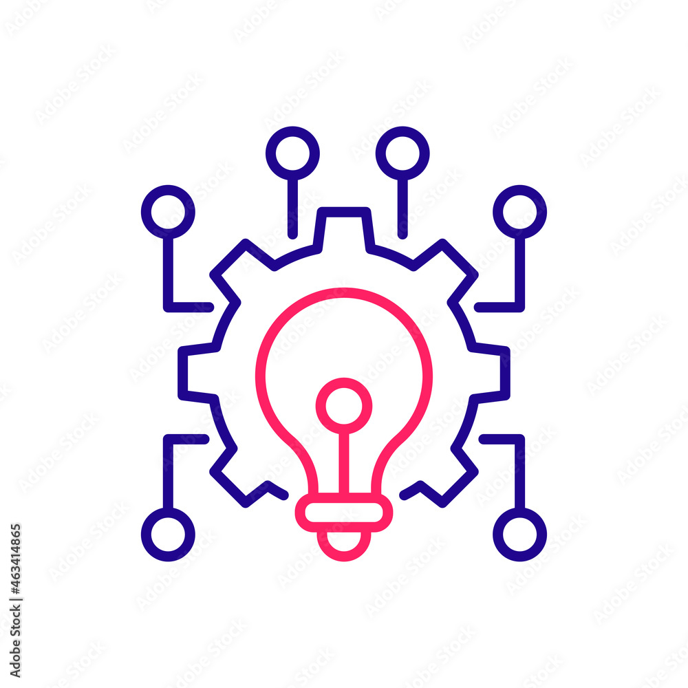 Creative cycle vector 2 colour icon style illustration. EPS 10 file Creative cycle vector 2 colour icon style illustration. EPS 10 file