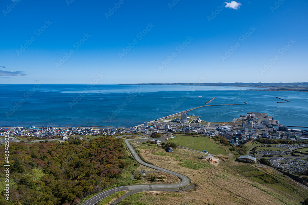 稚内公園 開基百年記念塔の展望室からの眺望 StockFoto Adobe Stock