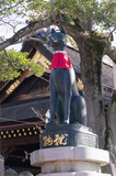 Fushimi Inari Taisha's fox guardian , Fukakusa, Fushimi-ku, Kyoto.