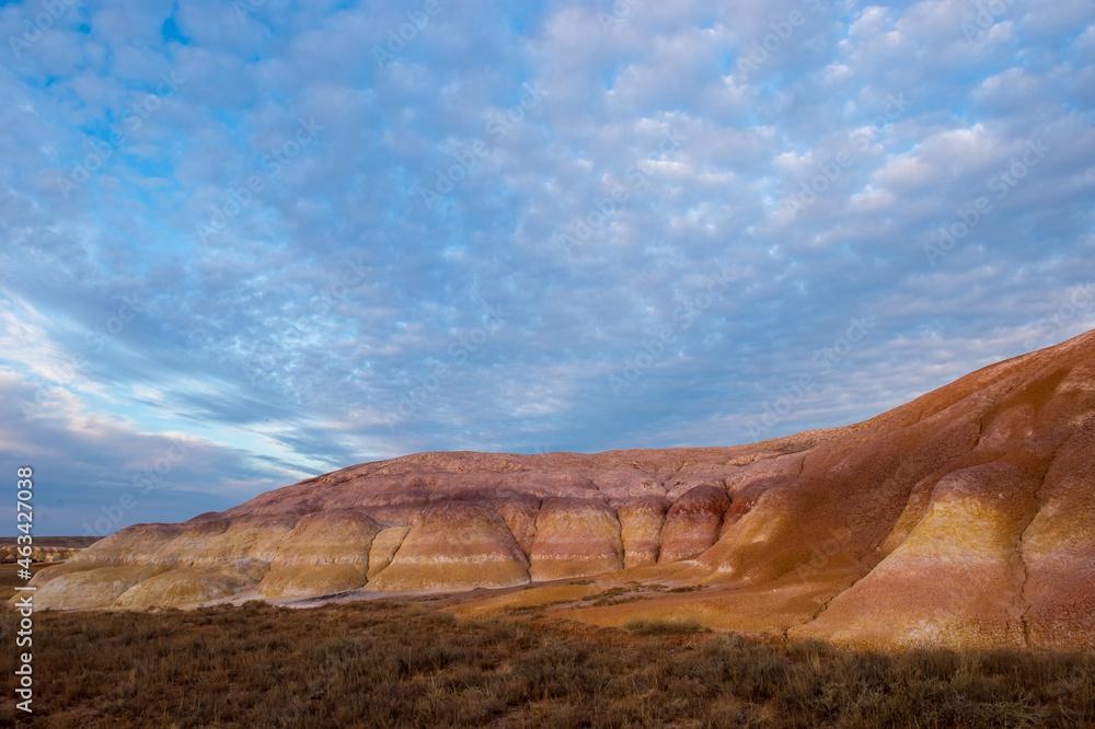 chalk mountains in the steppes of Kazakhstan. chalk mountains in the steppes of Kazakhstan.