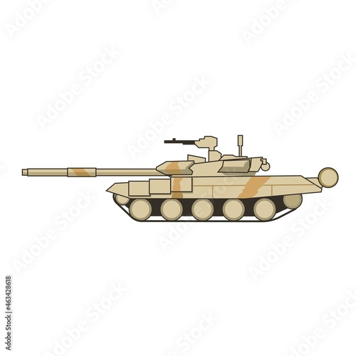 modern tank armored vehicle vector design