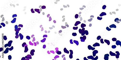 Light purple vector backdrop with chaotic shapes.