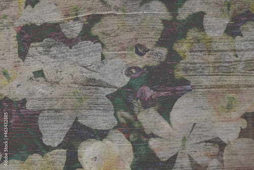 Wallpaper Mural Flowers surface Torontodigital.ca