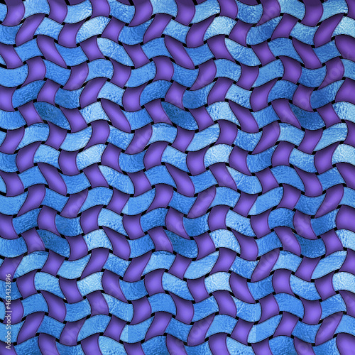 design onde blu viola glitter
