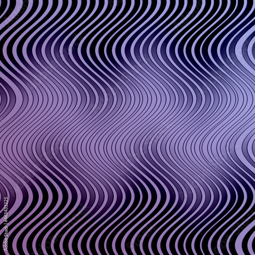 onde metallizzate cromati sfumatura viola