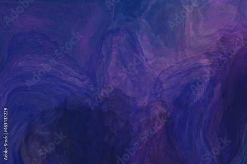 abstract dark purple violet blue background with smoke and watercolor layers of stains, paint textured wallpaper 