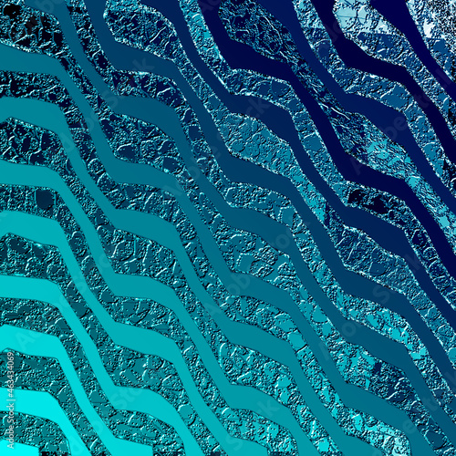 strisce metallizzate blu scuro