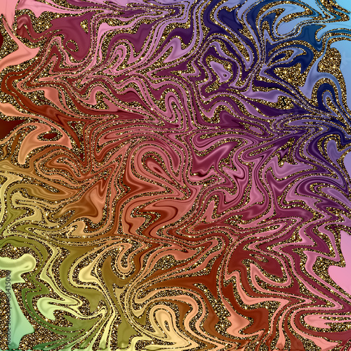 design onde sfumatura mutlicolor