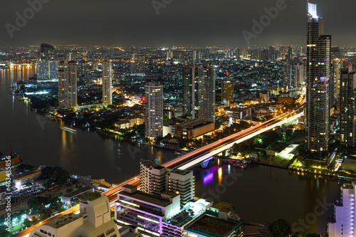 City view at night Along the River