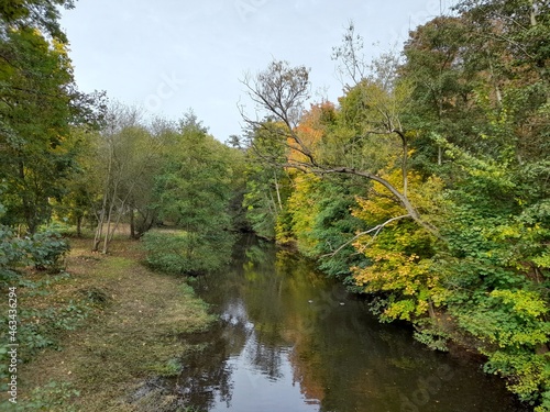 Herbst in Nordhausen Die Zorge in der Nähe vom Stadtpark photo