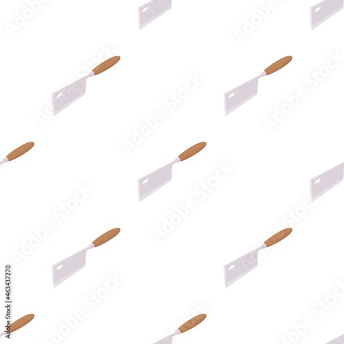 Meat knife pattern seamless background texture repeat wallpaper geometric vector